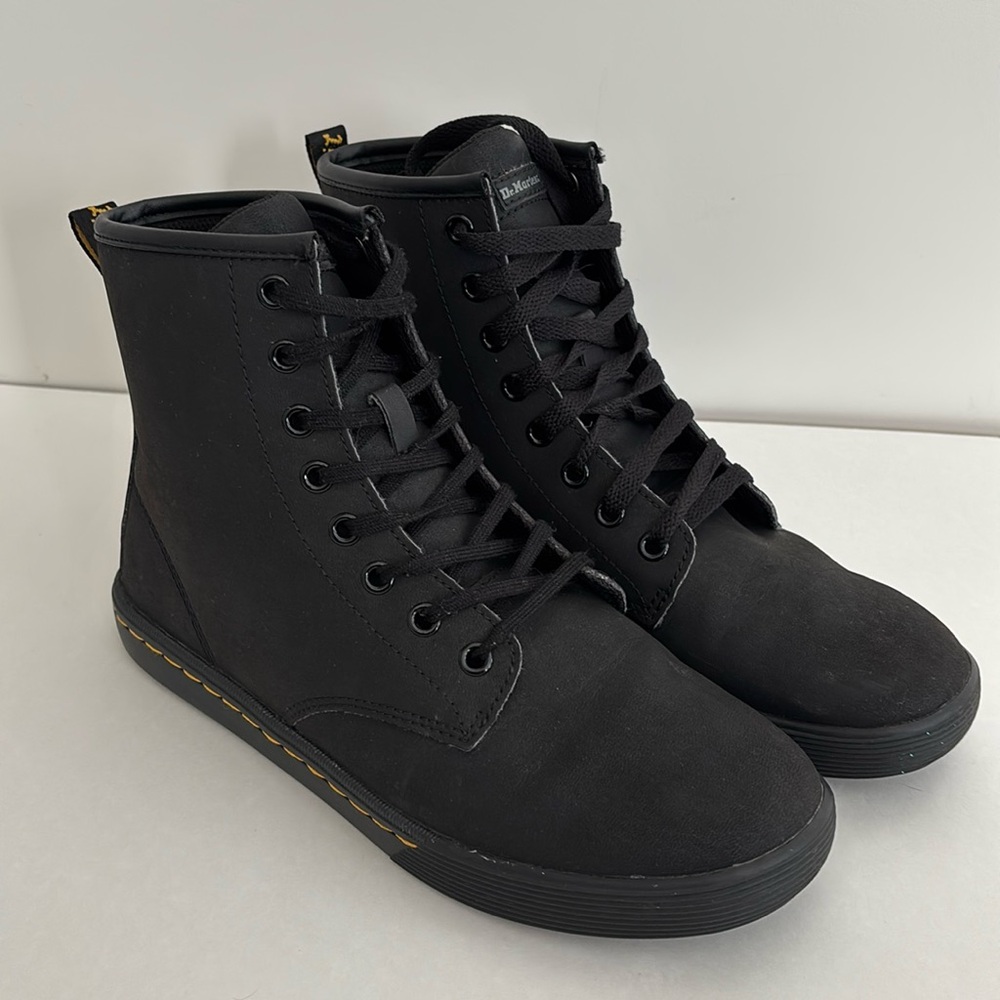 Black Lace-Up Women's Boots